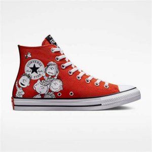 PEANUTS X CHUCK TAYLOR - RED SNOOPY AND FRIENDS ( A02573f )